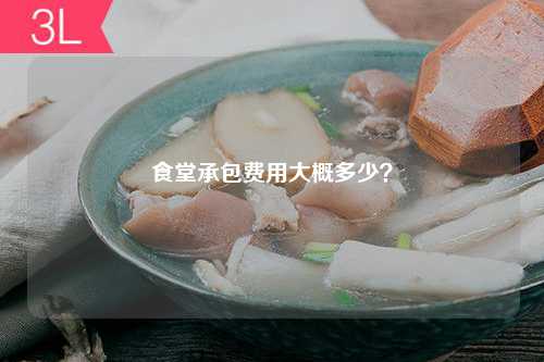 食堂承包费用大概多少？