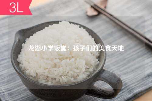 龙湖小学饭堂：孩子们的美食天地