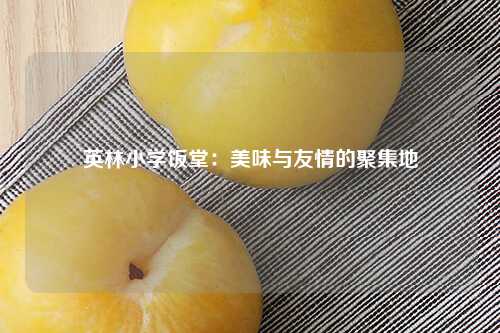 英林小学饭堂：美味与友情的聚集地