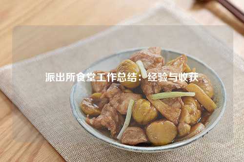 派出所食堂工作总结：经验与收获